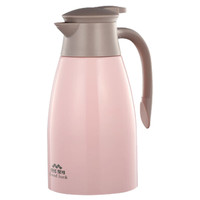 名到MIODO 日本不锈钢真空保温壶家用办公咖啡壶保温保冷 MD-X2.0 2L 粉色(P)