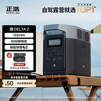 ECOFLOW DELTA 2 移动电源 黑色 1024Wh Type-C 1800W 双向快充