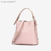 Cain Kenna女包水桶包单肩包斜挎包手提包时尚休闲女友CK1-131231 粉色