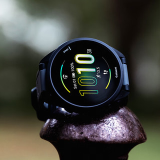 GARMIN 佳明 Forerunner165音乐版极夜黑心率血氧跑步户外运动手表