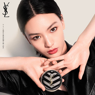 YVES SAINT LAURENT YSL圣罗兰口红气垫礼盒黑管610+皮气垫B20 礼盒女