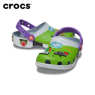 crocs 卡骆驰 玩具总动员巴斯光年系列 儿童洞洞鞋 209856 蓝灰色 39码