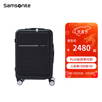 Samsonite 新秀丽 前开口轻盈旅行箱 快速拿取旅行箱拉杆箱 TD8 黑色 20英寸