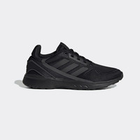 adidas 阿迪达斯 童鞋男童女童运动鞋儿童黑色跑步鞋EH2543