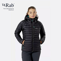 Rab 睿坡 女士700篷连帽疏水保暖透气户外抗寒登山羽绒服 QDB-13