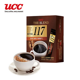 UCC 悠诗诗 117纯黑咖啡粉  117*30条装60g