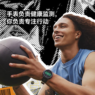 AMAZFIT 跃我 Active Edge 智能手表 淡青色 远山青TPU表带（北斗、GPS、血氧、心率）