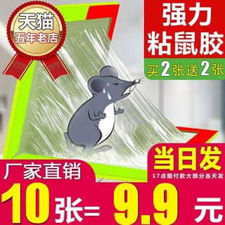 泰安康 粘鼠板超强力抓大老鼠贴胶家用正品药夹灭捕鼠神器加大加厚夹老鼠