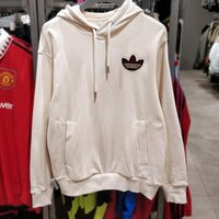 adidas 阿迪达斯 三叶草卫衣男装春季跑步运动服连帽防风外套休闲套头衫 HY7230 XL