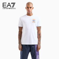 阿玛尼EMPORIO ARMANI【礼物】24早春EA7男装短袖圆领印花运动T恤