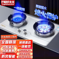厅和好太太 燃气灶 双灶家用煤气灶天然气液化气鸳鸯灶台嵌两用猛火炉具 猛火鸳鸯灶+防风聚能+不锈钢 液化气
