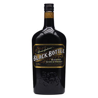 寰盛洋酒 BLACK BOTTLE 黑瓶苏格兰调和威士忌英国洋酒烈酒 黑瓶调和