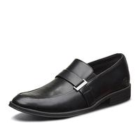 Skechers斯凯奇春季男鞋一脚套商务休闲鞋 时尚皮鞋
