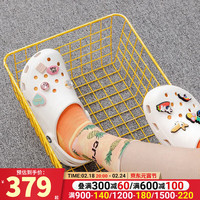 卡骆驰(crocs)男鞋女鞋鞋子2024春季经典克骆格轻盈舒适涉水缓震休闲鞋 10001-100经典白/舒适时尚 36-37