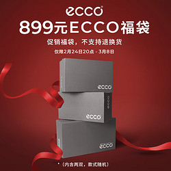 ecco 愛步 男鞋到手價899元限量福袋（內含2雙鞋）