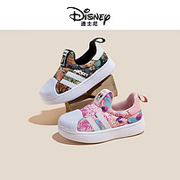 Disney 迪士尼 童鞋2024春秋小童男童女童软底毛毛虫学步鞋运动鞋