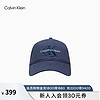 Calvin Klein Jeans24春夏新款男士刺绣字母纯棉弯檐休闲运动棒球帽HX0324 431-靛蓝 OS