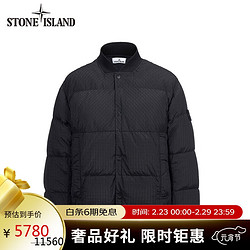 STONE ISLAND 石头岛 791543232 无帽长袖保暖羽绒服 黑色 XL