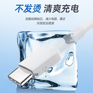 苹果15充电器PD30W快充线套装iphone15/Pro/plus/promax充电头线 固质 【iPhone15系列】双Type-C快充线2米