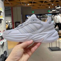 阿迪达斯 （adidas）休闲鞋女鞋春季运动鞋OZELLE老爹鞋减震跑步鞋GX1728 GX1728灰色 37