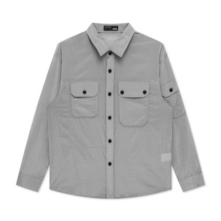 GXG 奥莱 22年男装 春季新品商场同款浪漫格调系列灰色衬衫