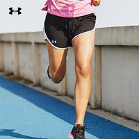 安德玛 UNDERARMOUR） Fly-By Elite女子5英寸跑步运动短裤1369757 黑色001 XL