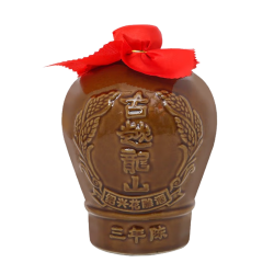 古越龙山绍兴黄酒三年陈半干型坛装花雕酒15l糯米酒绍兴老酒