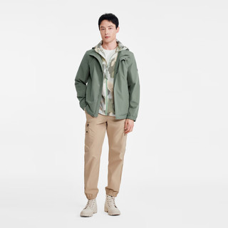 AIGLE艾高夹克冲锋衣2024年春夏男士GTX WS防风透汽抗水户外 迷迭绿 AW401 L(180/96A)