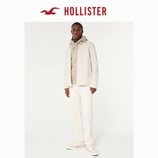 HOLLISTER 24春夏保暖百搭工装夹克外套 男 355947-1 奶油色 XS