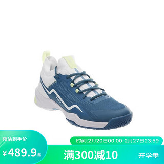 DECATHLON 迪卡侬 羽毛球鞋男款专业羽毛球运动鞋减震防滑女鞋复古蓝41码4515227