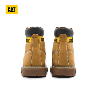 CAT卡特经典大黄靴马丁靴男女鞋24经典款鞋子男女工装靴 黄色女款 37