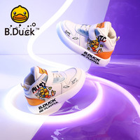 B.Duckbduck小黄鸭童鞋儿童板鞋二棉加绒男童棉鞋宝宝鞋子