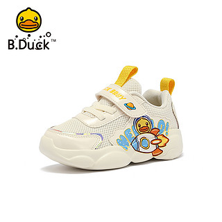 B.Duck bduck小黄鸭童鞋宝宝春季鞋子2023网面透气中小童鞋子男童机能鞋