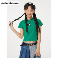 Meters bonwe/美特斯邦威 时尚百搭 女士短袖T恤