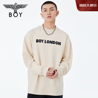 BOY LONDON春夏24款上衣字母印花宽松米白色长袖T恤N00008 米白色 XS