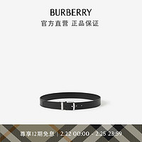 博柏利（BURBERRY）【】腰带男 格纹拼皮革腰带80659841 85