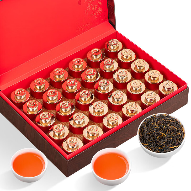 回饮金骏眉武夷山红茶特级茶叶礼盒装父亲长辈春节过年佳品
