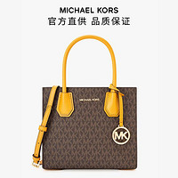 MICHAEL KORS 迈克·科尔斯 MK/Mercer中号老花风琴款手提托特包