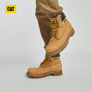 CAT卡特经典大黄靴马丁靴男女鞋24经典款鞋子男女工装靴 黄色男款 40