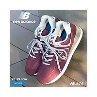 new balance 运动鞋复古休闲时尚透气跑步鞋ML574
