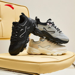 anta安踏女子小老爹鞋潮流冬季新款经典运动鞋百搭软底增高休闲鞋