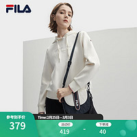 FILA 斐乐 女包挎包2023冬新款斜挎包手拎包新月包 传奇蓝-NV XS