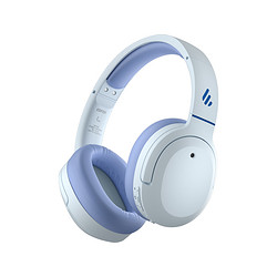 EDIFIER 漫步者 W820NB无线蓝牙耳机头戴式主动降噪运动游戏电脑带耳麦 湖光蓝