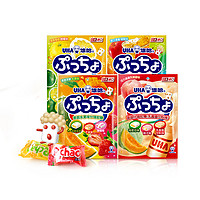 UHA 悠哈 普超软糖90g*4袋夹芯软糖什锦味日本进口零食品水果