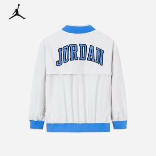 NIKE JORDAN 耐克AJ童装男童工装梭织夹克2024春秋儿童上衣外套 栀子花色 110/56(5)