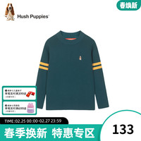 暇步士（Hush Puppies）童装男童线衣春秋装新款儿童线衣舒适混纺细腻柔软时尚休闲潮