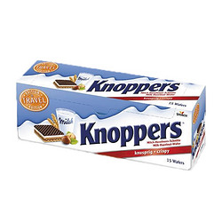 Knoppers 優立享 德國牛奶榛子巧克力威化餅干375g