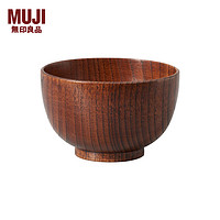 無印良品 MUJI(無印良品 )木制 汤碗 餐具 饭碗 原色 10.5cm /小
