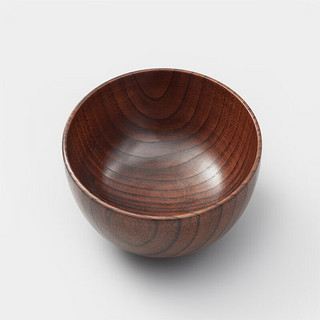 无印良品（MUJI）木制 汤碗 餐具 饭碗 原色 12.6cm /大