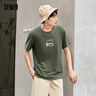 Semir 森马 男士圆领短袖T恤 10-1321100127